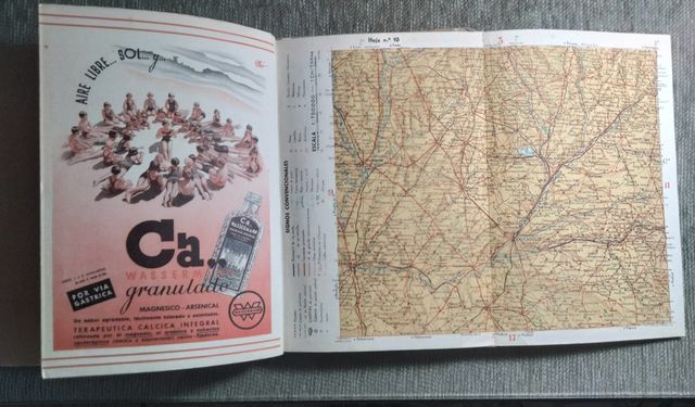 CARTELLA ATLANTE TURISTICO DELLA SPAGNA