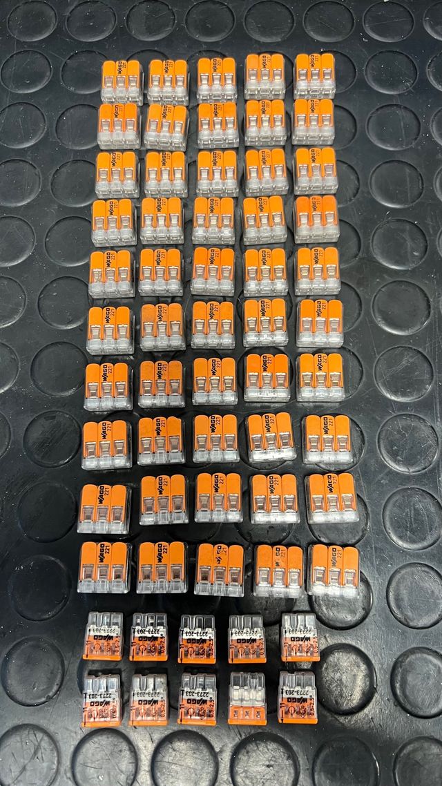 60 pcs conectores electricos WAGO