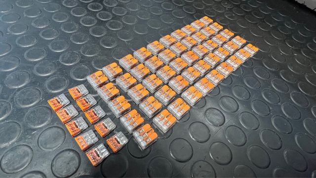60 pcs conectores electricos WAGO