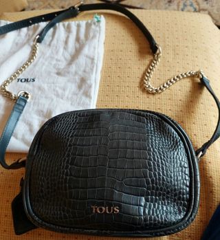 Ultimo precio!!!!-Bolso Bandolera tous piel verde