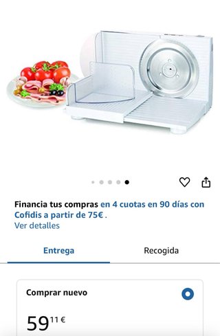 Cortadora de fiambre Siemens MS70001