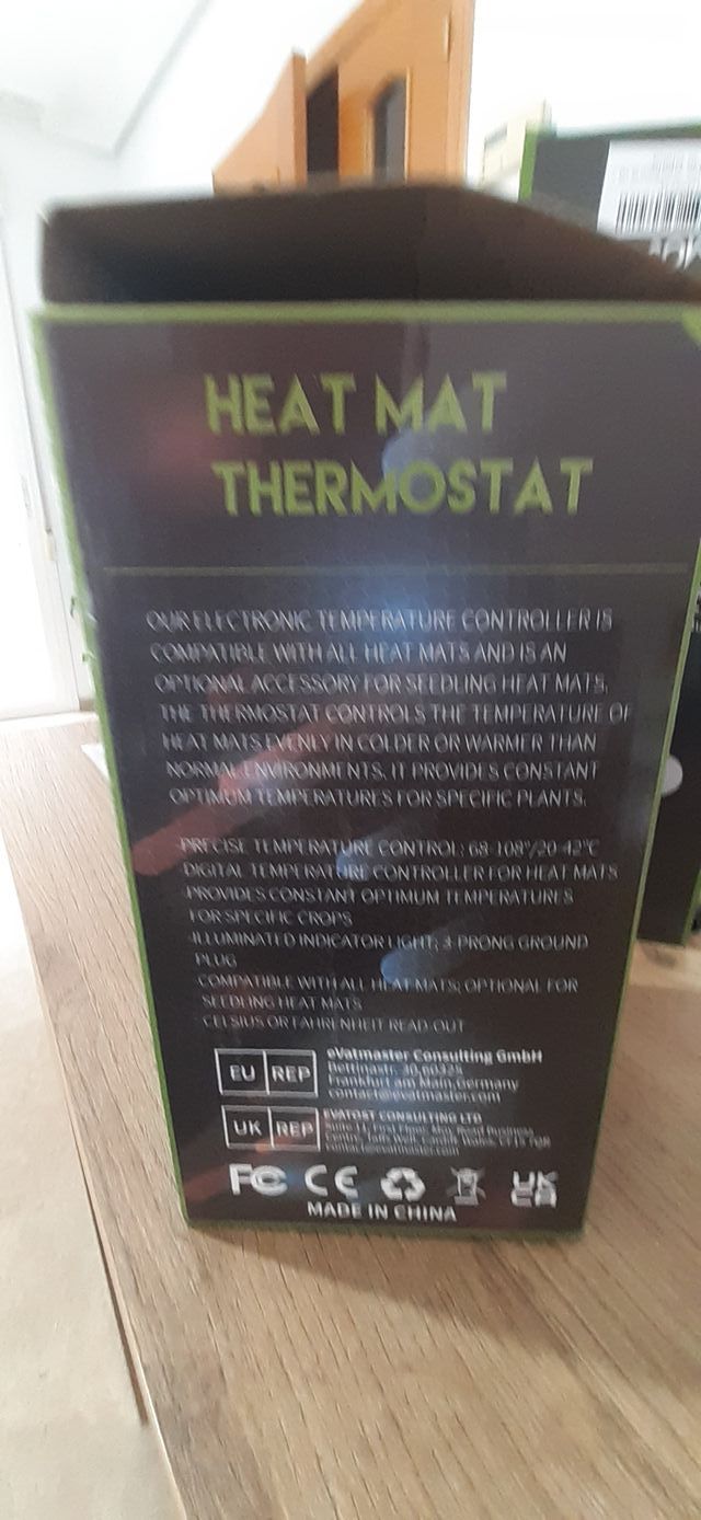 TERMOSTATO PARA MANTAS TERMICAS TERRARIOS