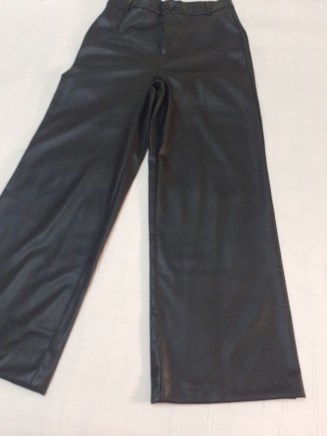 Pantalon polipiel ZARA