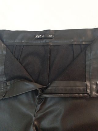 Pantalon polipiel ZARA