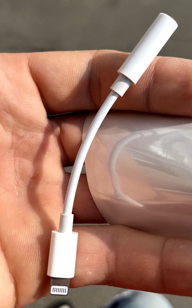 Adaptador Lightning auricular jack 3,5