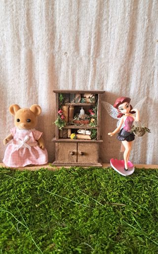 Librería mágica miniatura artesanal