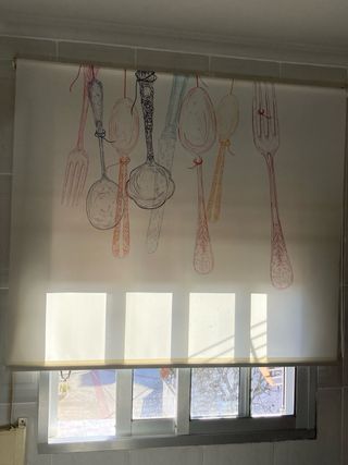 Estor entorrollable cocina