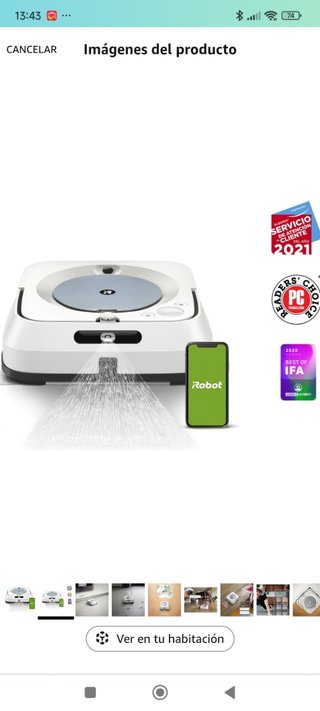 Roomba iRobot friegasuelos WiFi