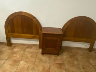Cabeceros y mesilla