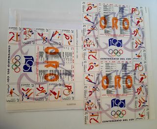 Sellos España/Andorra 1994-1997