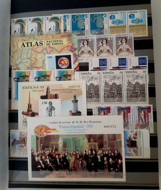 Sellos España/Andorra 1994-1997