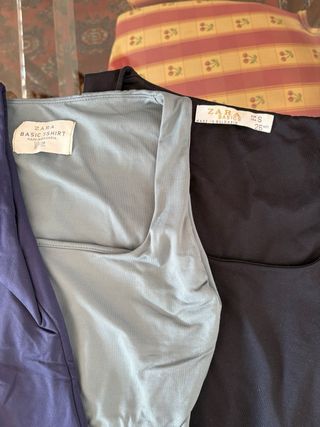 pack 4 top poliamida tirante ancho Zara