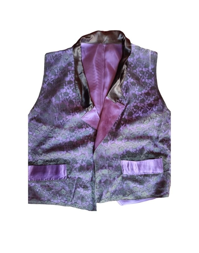 Gilet Vintage raso e pizzo