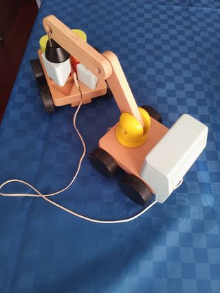 Camion madera imanes