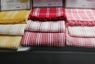 Set 3 Strofinacci in cotone