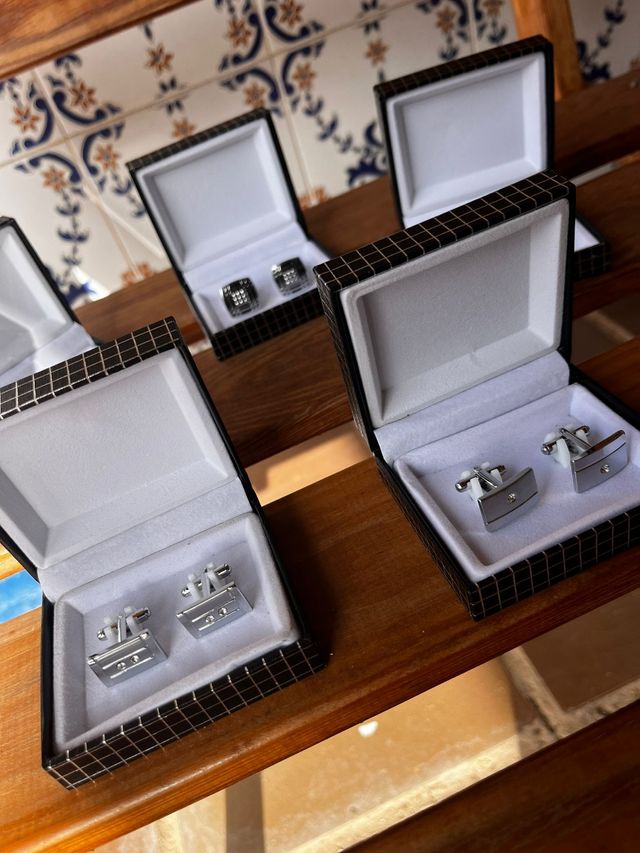 Gemelos detalles para boda o comunión