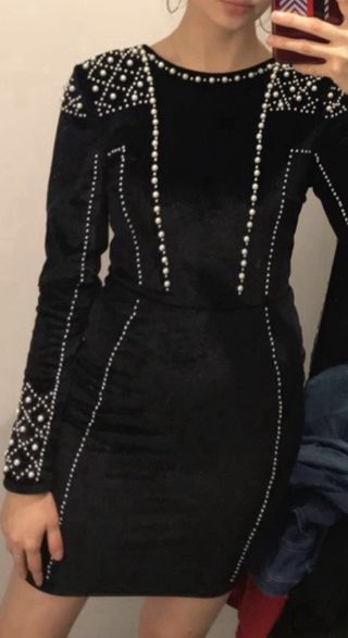 Vestido fiesta terciopelo