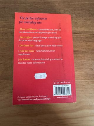 Collins Diccionario de Sinónimos