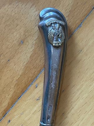 Coltellino in argento e inox Polizia di