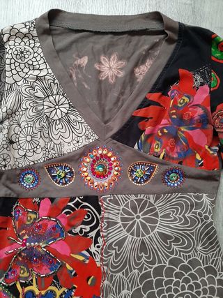 Vestido mujer con pedrería