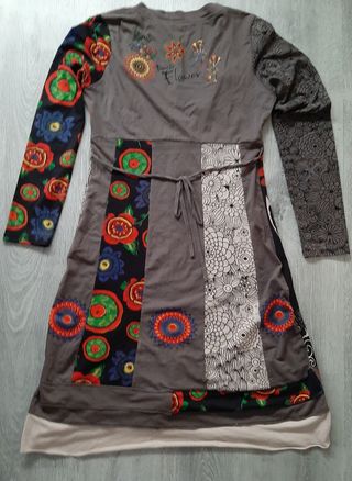 Vestido mujer con pedrería