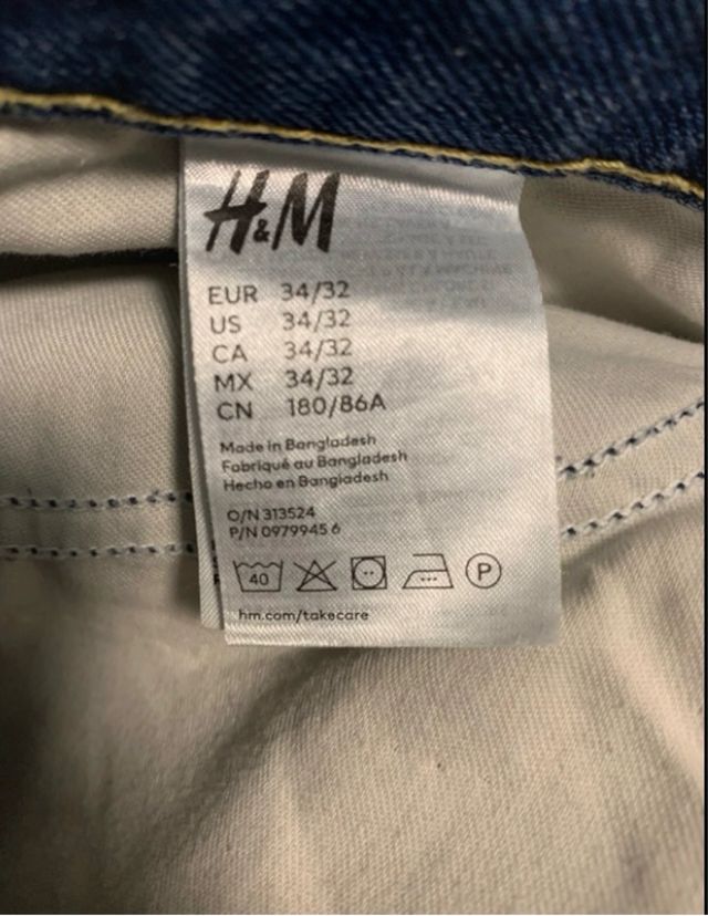 Jeans larghi HyM