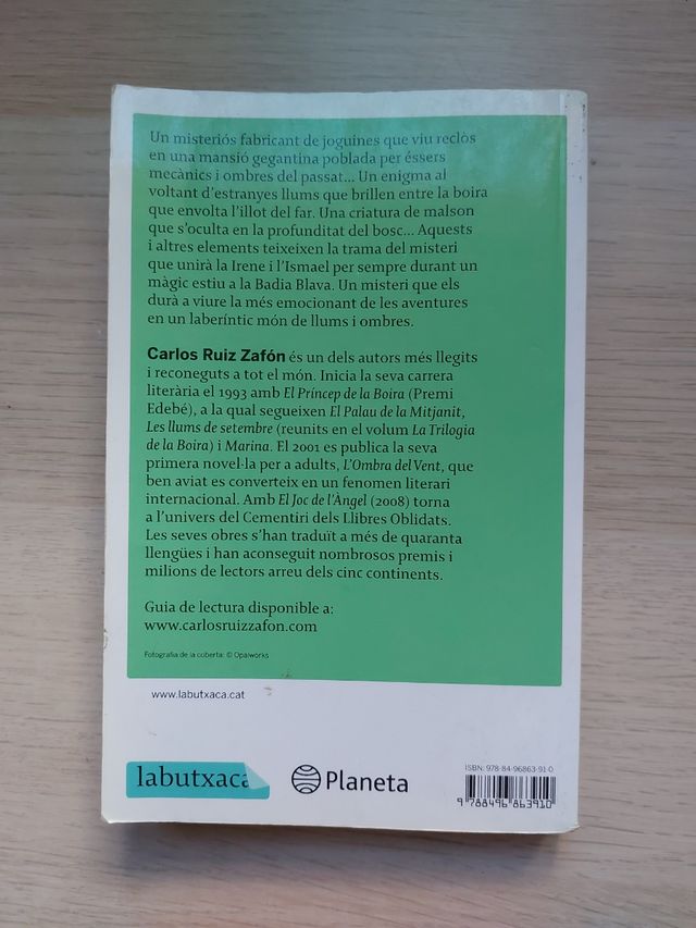 Les llums de setembre de Carlos Ruiz Zafón