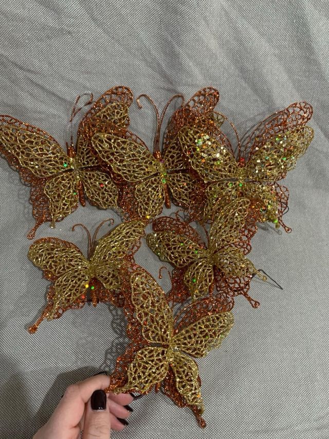 Farfalle per decorare albero di Natale