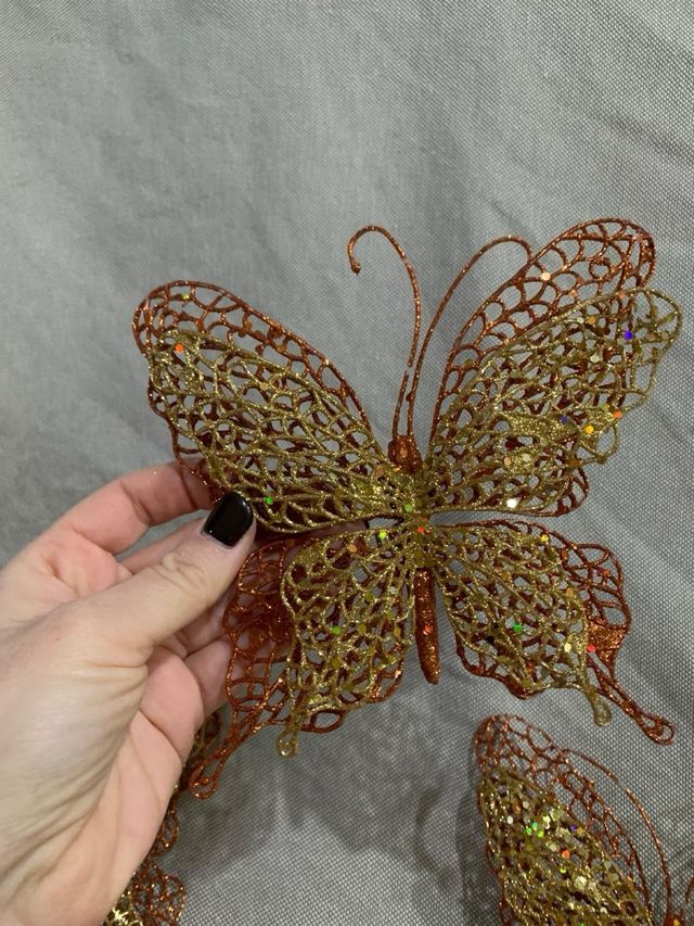 Farfalle per decorare albero di Natale