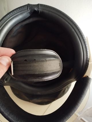 Casco de moto antiguo