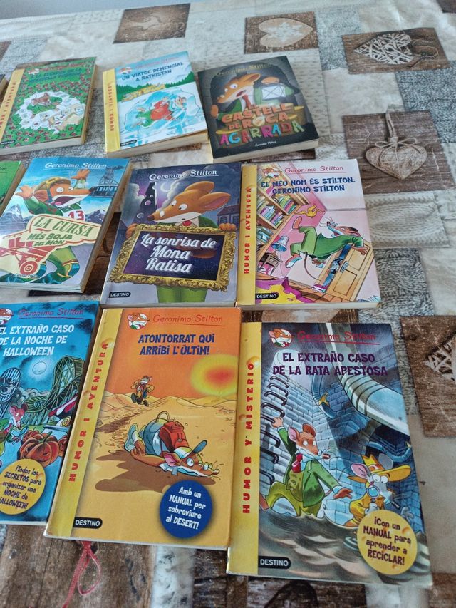 Todos 25 eur Libros geronimo Stilton 