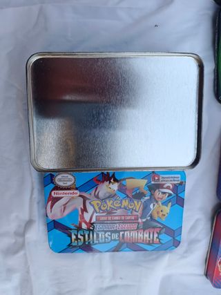 Latas de Pokemons 