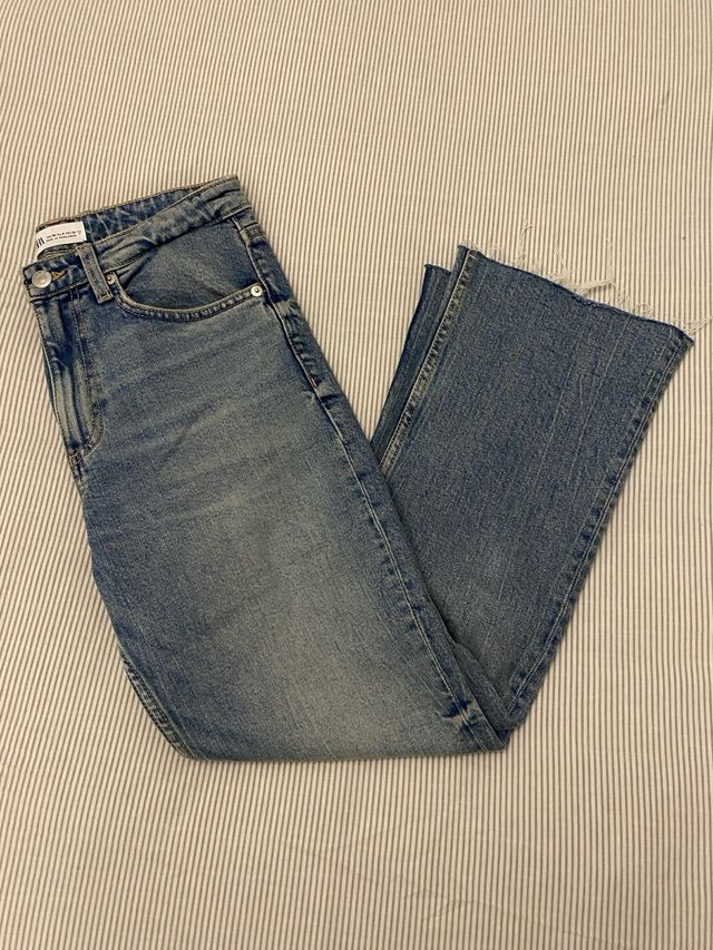 Pantalones zara acampanados y cortos