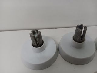 Lote 7 soportes para barra cortina ducha/baño