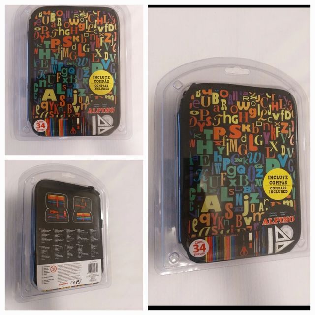 Alpino estuche 34 piezas NUEVO!