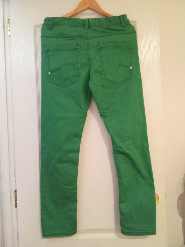 Pantalón Benetton vaquero verde