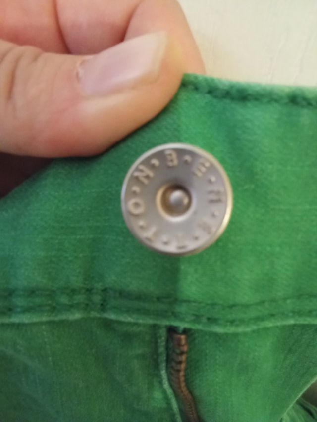Pantalón Benetton vaquero verde