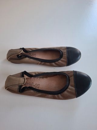 Bailarina plana mujer piel