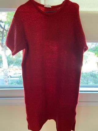 American vintage vestido lana M/L,