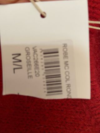 American vintage vestido lana M/L,