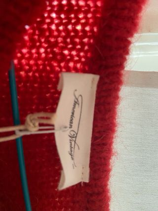 American vintage vestido lana M/L,