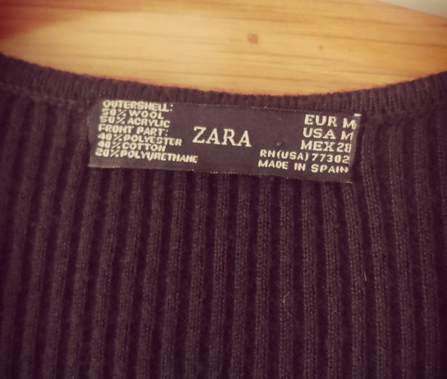 Chaleco mujer de Zara