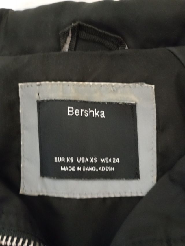 Chaqueta torera negra Bershka