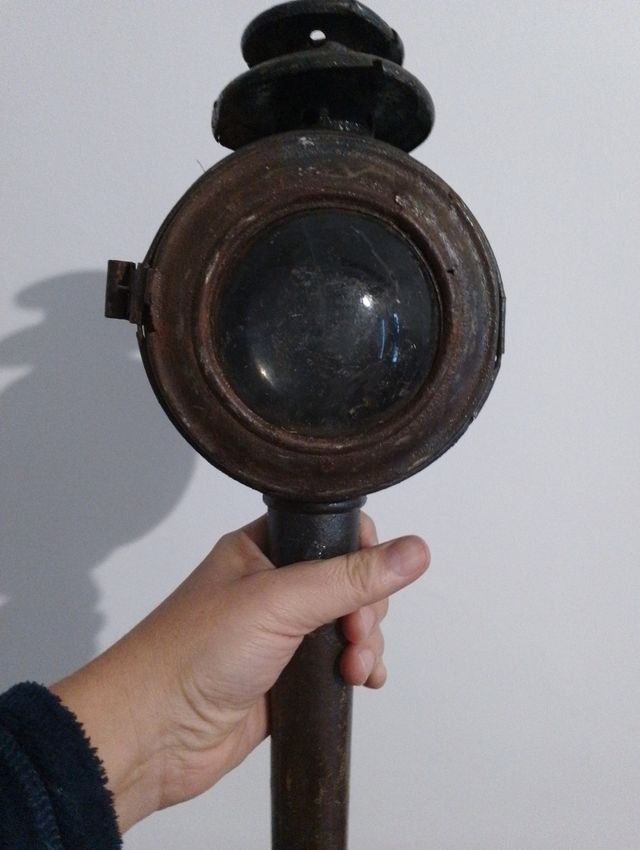 Lanterna antica per carrozza a vela