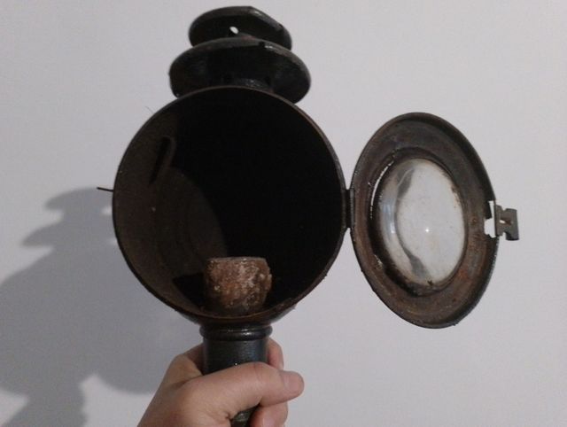 Lanterna antica per carrozza a vela