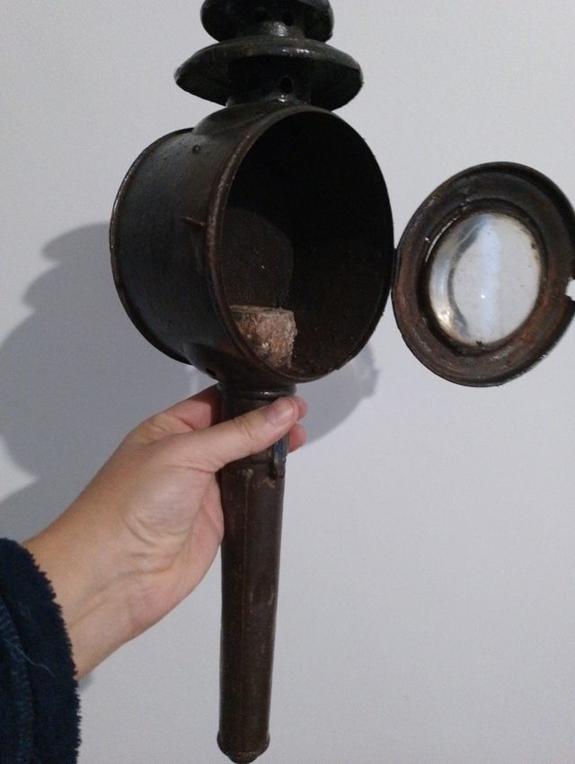 Lanterna antica per carrozza a vela