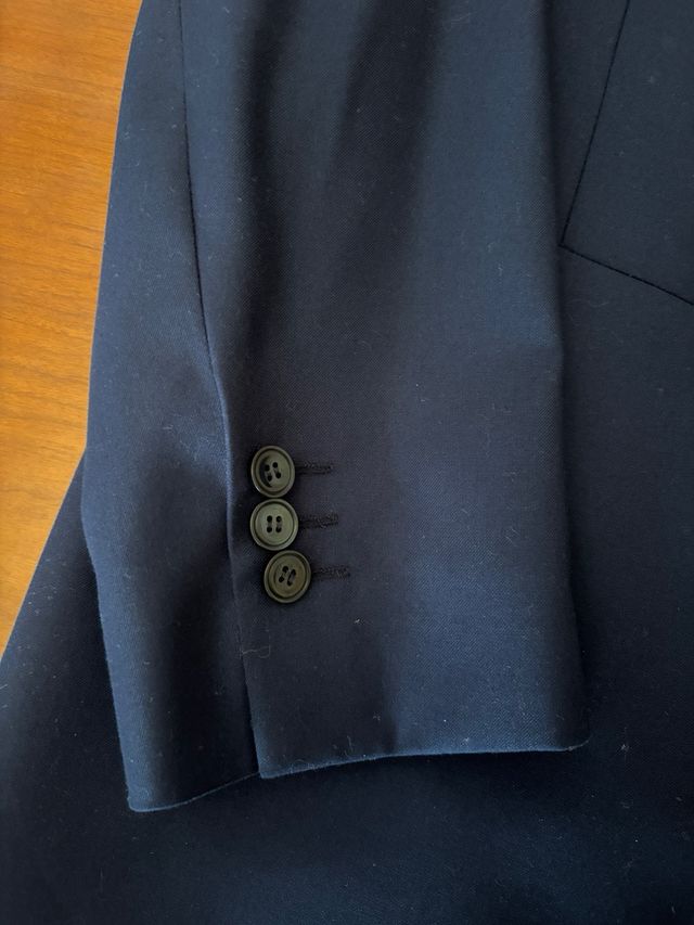 Traje chaqué boda ceremonia azul talla 54