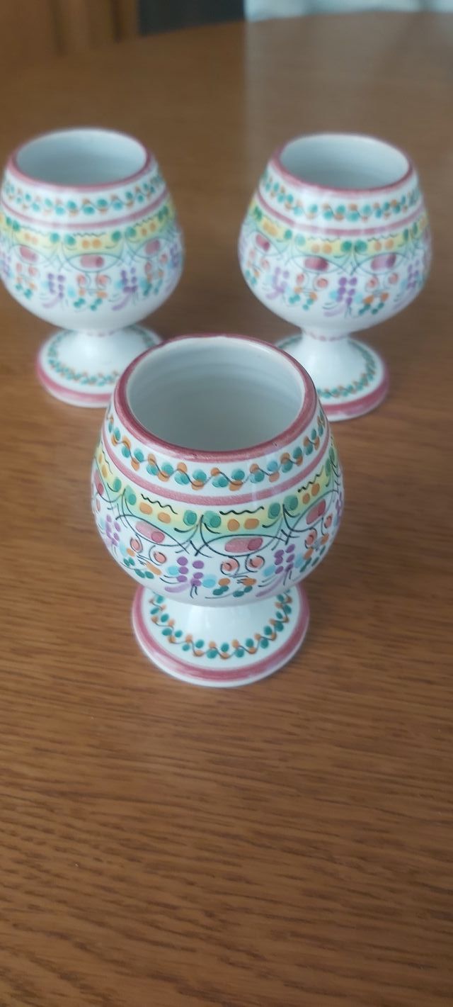 Copas de cerámica andaluza