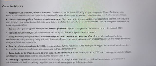 XIAOMI REDMI NOTE 12 PRO