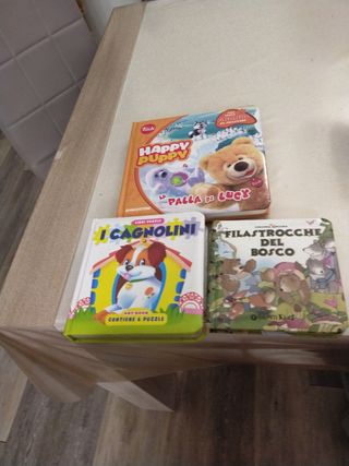 Set n 3 libri per bambini con animali